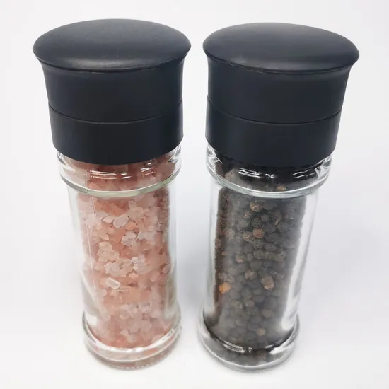 Мельница для соли и перца 100 мл с регулируемой степенью помола, керамическая мельница для специй