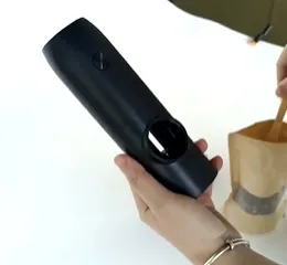 Электрическая USB-перезаряжаемая автоматическая мельница для соли и перца, черная пластиковая мельница для перца